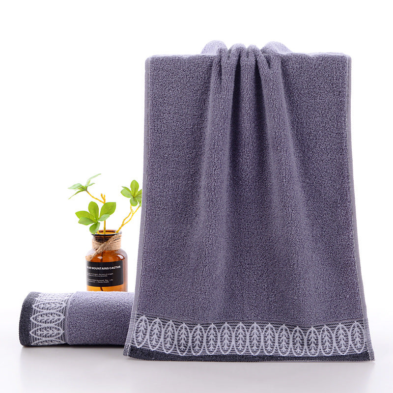 Pure Cotton Towels for Home Use with Custom Embroidery