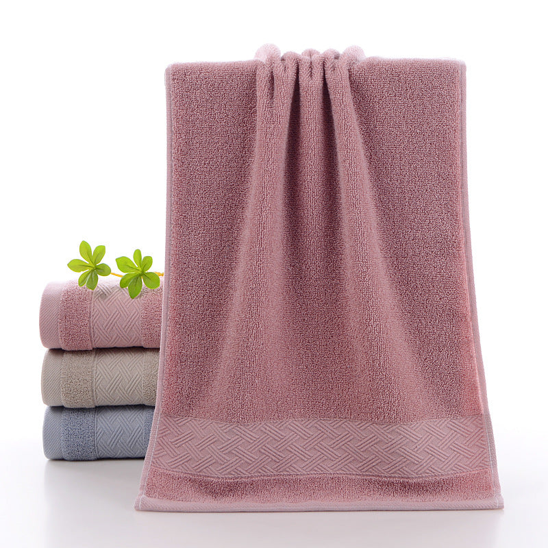 Pure Cotton Towels for Home Use with Custom Embroidery