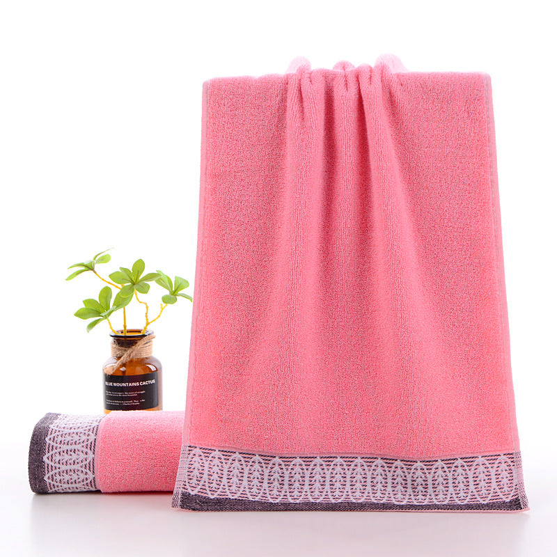 Pure Cotton Towels for Home Use with Custom Embroidery