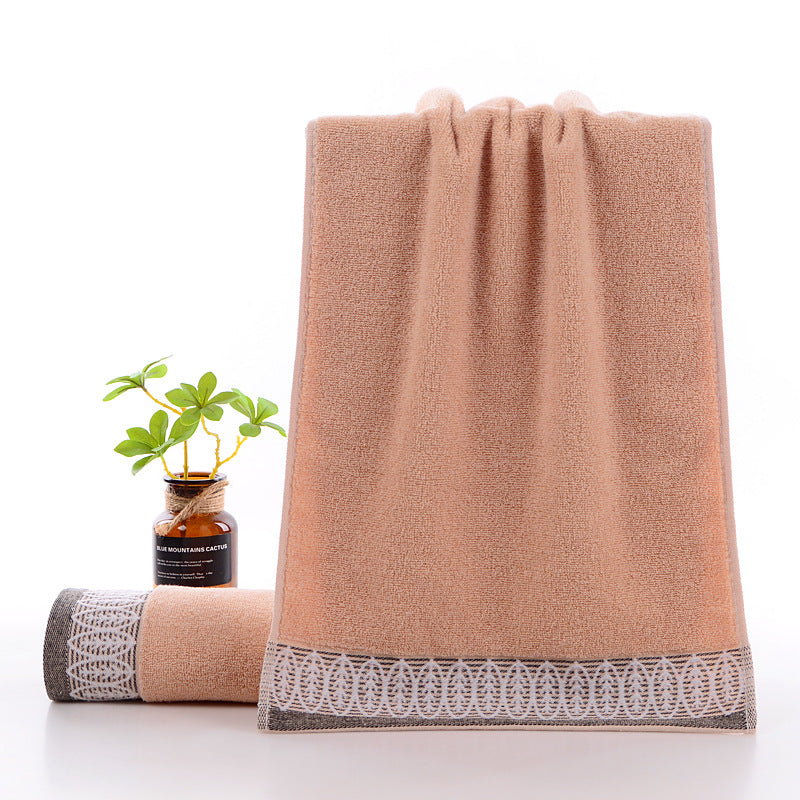 Pure Cotton Towels for Home Use with Custom Embroidery