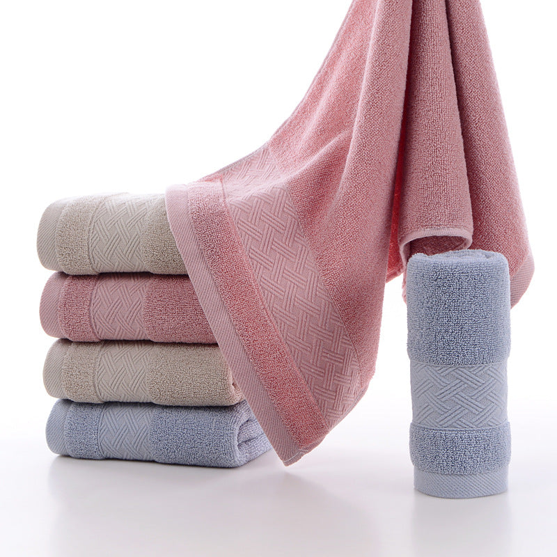 Pure Cotton Towels for Home Use with Custom Embroidery