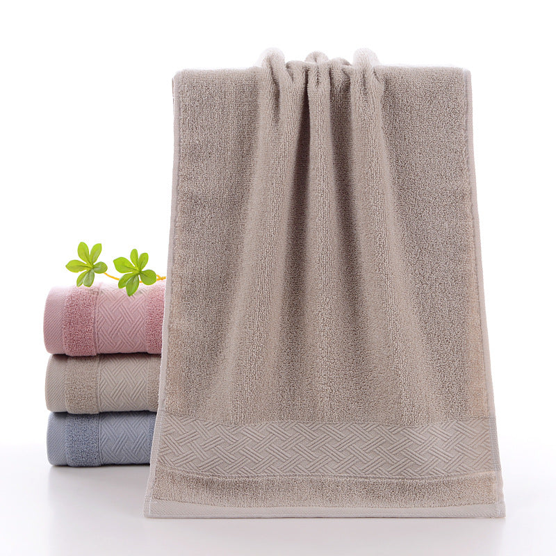 Pure Cotton Towels for Home Use with Custom Embroidery
