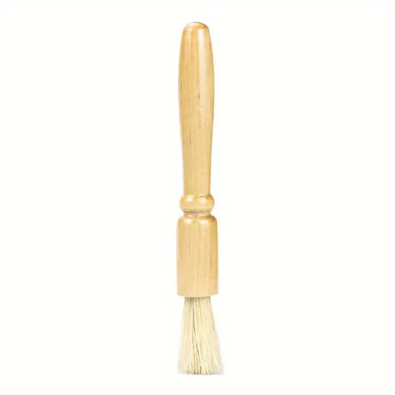 Wooden Handle Coffee Grinder Cleaning Brush with Bristles